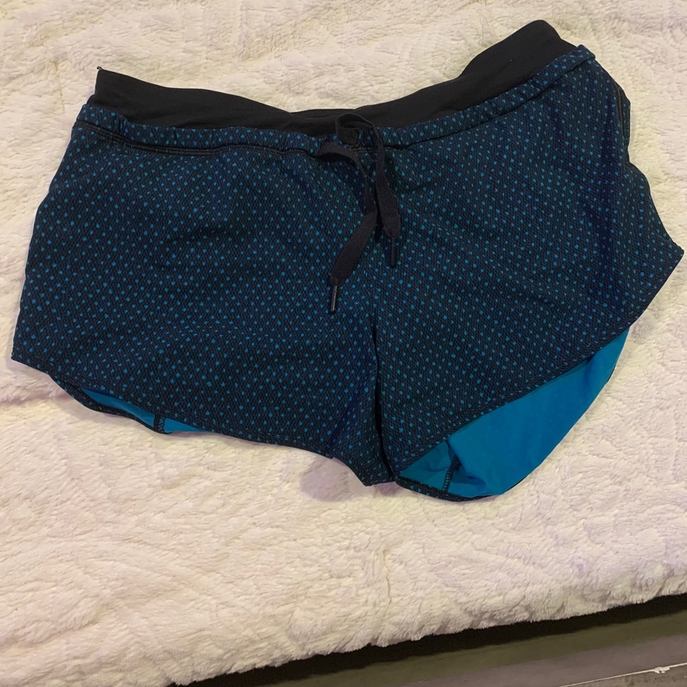 spotted lululemon shorts